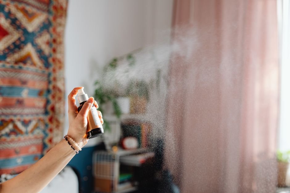 Spray perfumado para o ambiente